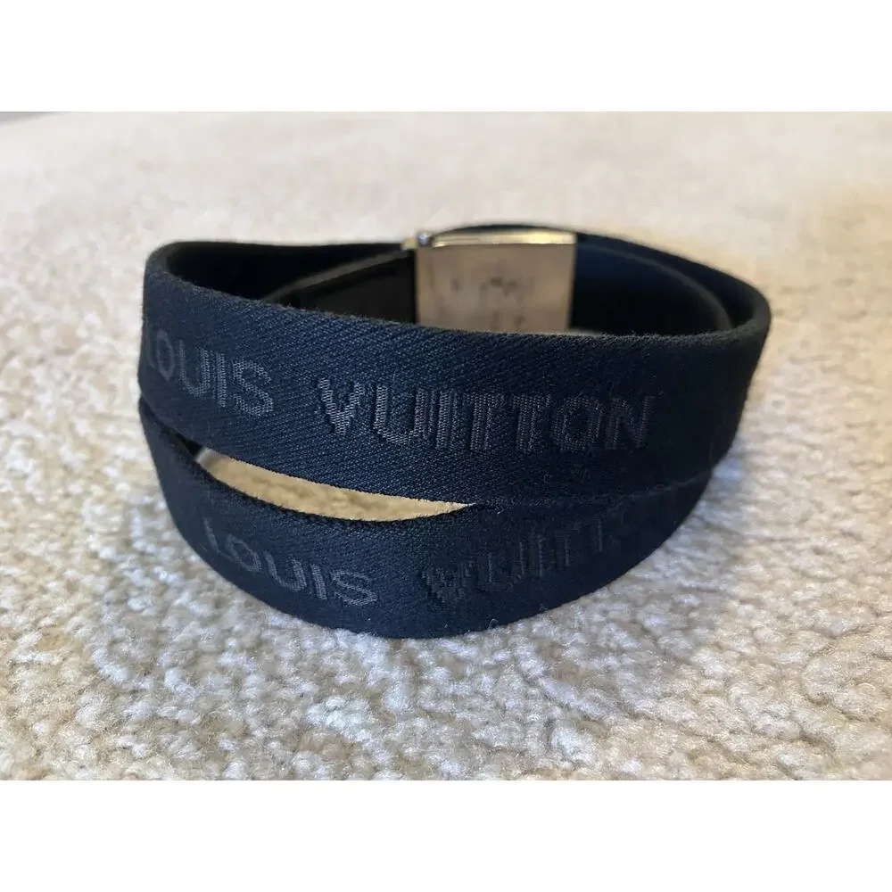 AUTHENTIC LOUIS VUITTON SANTUR BENGALE BELT M9801 LV 90 36 (fits 30-32” waist)